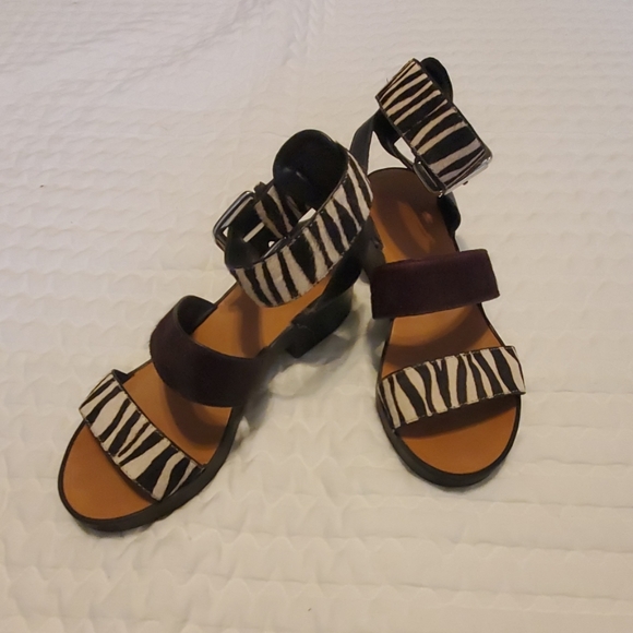 Zara Shoes Zara Zebra Sandal Poshmark